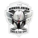 Star Wars The Mandalorian This is The Way Wood Wall Clock