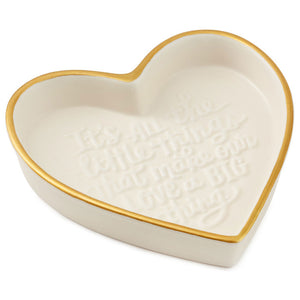 Hallmark All the Little Things Heart-Shaped Trinket Dish