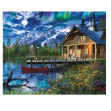 Springbok Moon Cabin Retreat 1000 Piece Puzzle Made in the USA