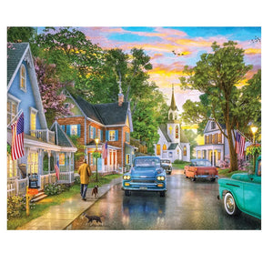 Springbok Blissful Borough 1000 Piece Puzzle Made in the USA