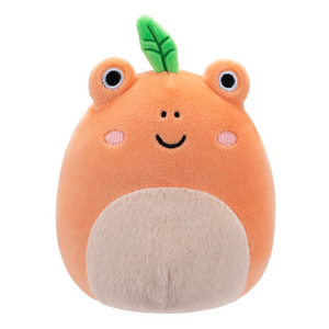 Squishmallow Peach Frog with Fuzzy Belly 5" Stuffed Plush by Kelly Toy