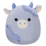 Squishmallow Marzio the Light Blue Velvet Cow 5" Stuffed Plush by Kelly Toy