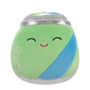 Squishmallow Neon Junk Food Squad Gist the Green Soda 5" Stuffed Plush by Kelly Toy