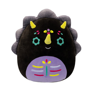 Halloween Squishmallow Tetero the Day of the Dead Triceratops 12" Stuffed Plush by Kelly Toy