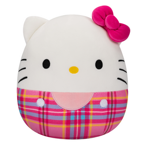 Squishmallow Sanrio Hello Kitty in Pink Plaid 8" Stuffed Plush by Kelly Toy