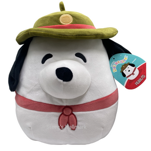 Squishmallow Peanuts Snoopy the Beagle Scout 10" Stuffed Plush by Kelly Toy