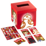 Hallmark Star Wars Kids Classroom Valentines Set With Cards, Stickers and Mailbox
