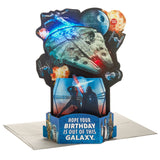 Hallmark Star Wars™ Galaxy Musical 3D Pop-Up Birthday Card With Light
