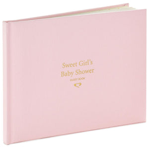 Sweet Girl's Baby Shower Guest Book