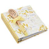 Hallmark Pasta Recipe Organizer Book With Wooden Strainer Spoon