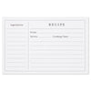 Hallmark Standard Recipe Cards, Pack of 36