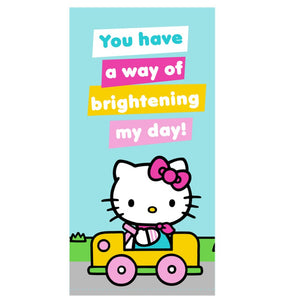 Hello Kitty You Have A Way Of Brightening My Day! Dish Towel