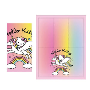 Hello Kitty Rainbow Unicorn Dish Towel