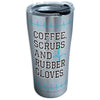 Tervis Coffee Scrubs Rubber Gloves Stainless Steel Tumbler, 20 oz.