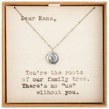 Tree Charm Dear You Nana Necklace