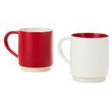 Hallmark Sweet Stuff and Hot Stuff Stacking Mugs Set of 2