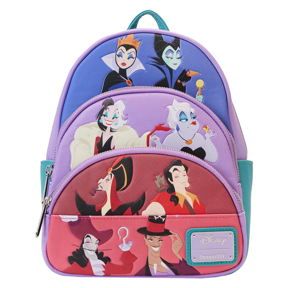 【Lounge Fly】Exclusive - Disney Color Block Mini Backpack Loungefly x Disney Stitch Color Block Mini Backpack Handbag