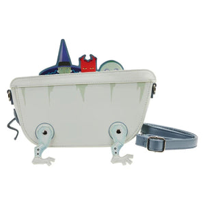 Disney Loungefly Nightmare Before Christmas Lock Shock Barrel Bath Tub Crossbody Bag