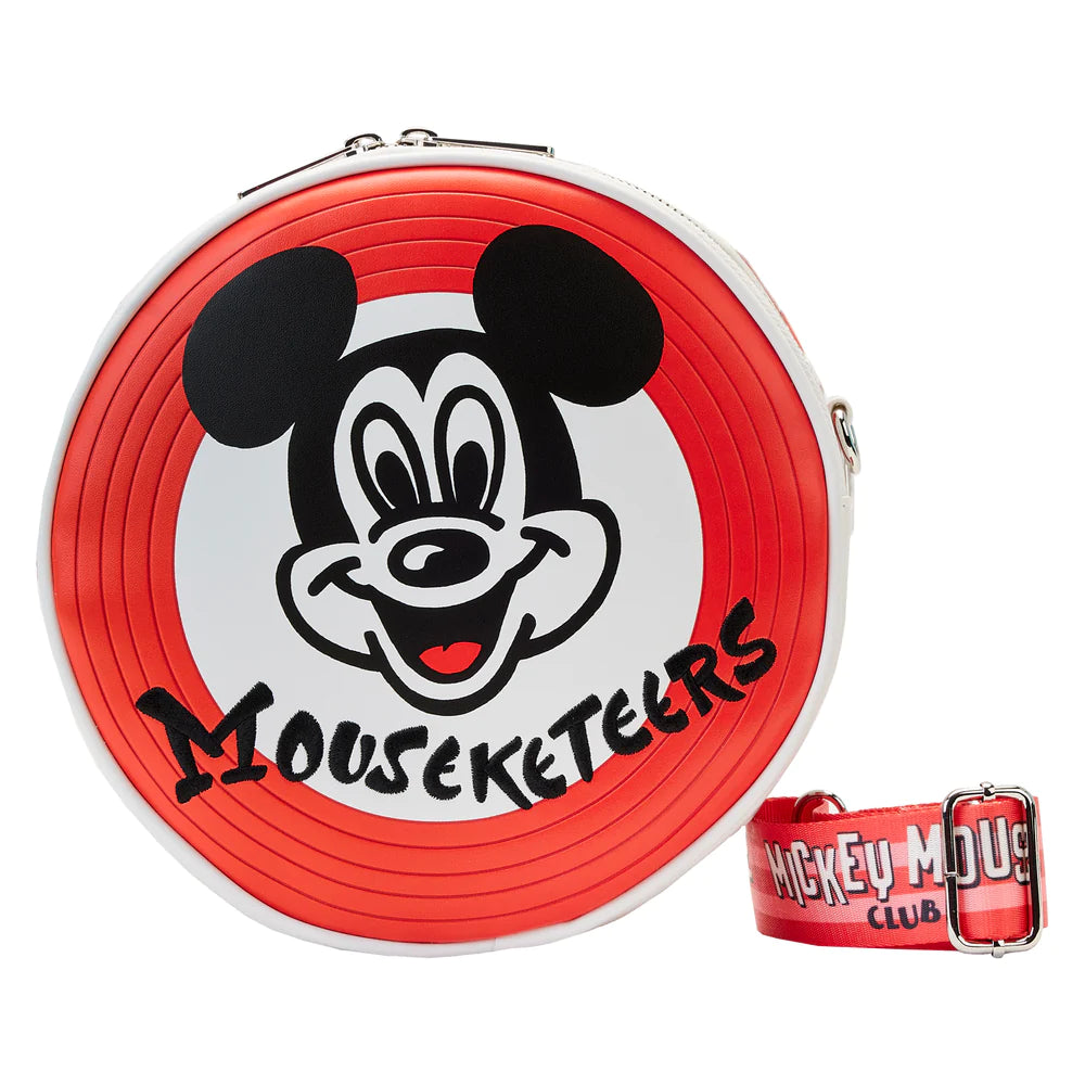 Mouseketeers Red Loungefly Bag And Matching Ears. Loungefly Disney 100th Mickey Mouseketeers Ear Holder  main image 4