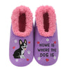 Women's Simply Pairables Cozy SnooziesÂ® Purple Home is Where the Dog Is