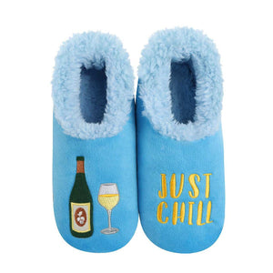 Women's Simply Pairables Cozy SnooziesÂ® Blue Wine Just Chill