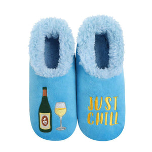 Women's Simply Pairables Cozy Snoozies® Blue Wine Just Chill