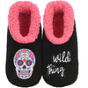 Women's Simply Pairables Cozy SnooziesÂ® Black Sugar Skull Wild Thing