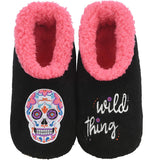 Women's Simply Pairables Cozy SnooziesÂ® Black Sugar Skull Wild Thing