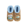 Women's Simply Pairables Cozy Snoozies® Camel Tan Happy Camper with Hammock