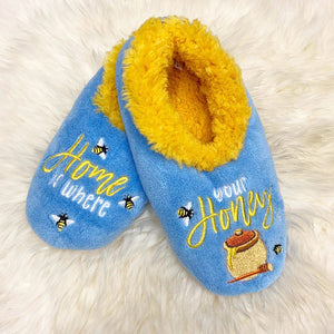 Women's Simply Pairables Cozy SnooziesÂ® Blue Home is Where Your Honey Is