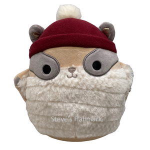 Squishmallow Ziv the Brown Sugar Glider With Beanie Hat and Fuzzy Belly 5" Stuffed Plush by Kelly Toy