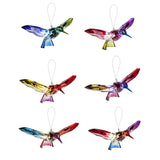 Acrylic Rainbow Hummingbird Ornament