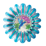 12" Blue Hummingbird Wind Spinner