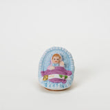 Enesco Growing Up Girls Collection Brunette Baby Figurine
