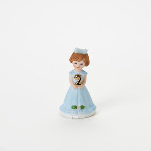 Enesco Growing Up Girls Collection Brunette Age Two 2 Figurine