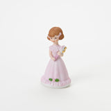 Enesco Growing Up Girls Collection Brunette Age Five 5 Figurine