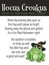 Hocus Croakus Glow in the Dark Frog Token Charm
