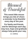 Blessed and Thankful Sweet Little Mouse Token Charm