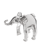 Live Life Like An Elephant Grip Ring Token Charm