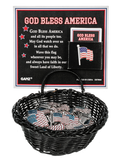 God Bless America Swivel Flag Token Charm
