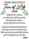 Color Your World Tree of Life Token Charm