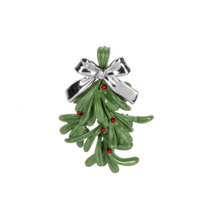 Merry Mistletoe Christmas Token Charm