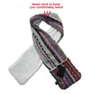 Unisex Multi-Color Heated Giving Scarf with Sherpa Lining and Pockets