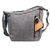 Anti Theft Crossbody Bag Backside Zipper Compartment for Cellphone