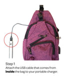 Anti-Theft Daypack Backpack by Nupouch