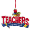 Teachers Change The World Ornament For Personalization