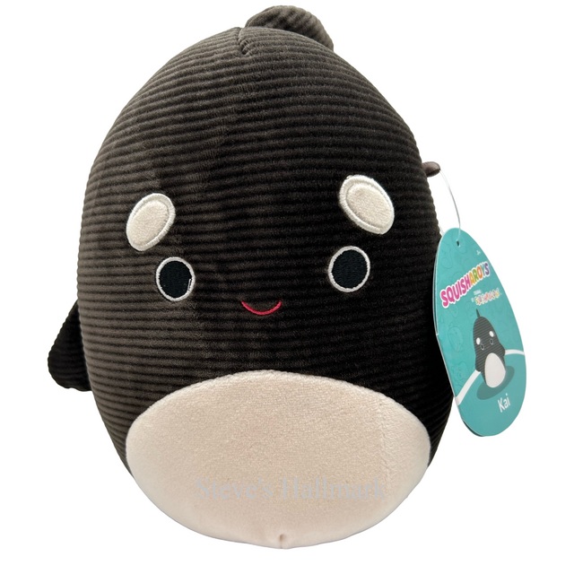 Squishmallow Kai the Orca Killer Whale Corduroy 8