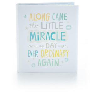 Little Miracle Baby Boy Memory Book
