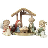 Precious Moments Nativity A Chils is Born Set of 7