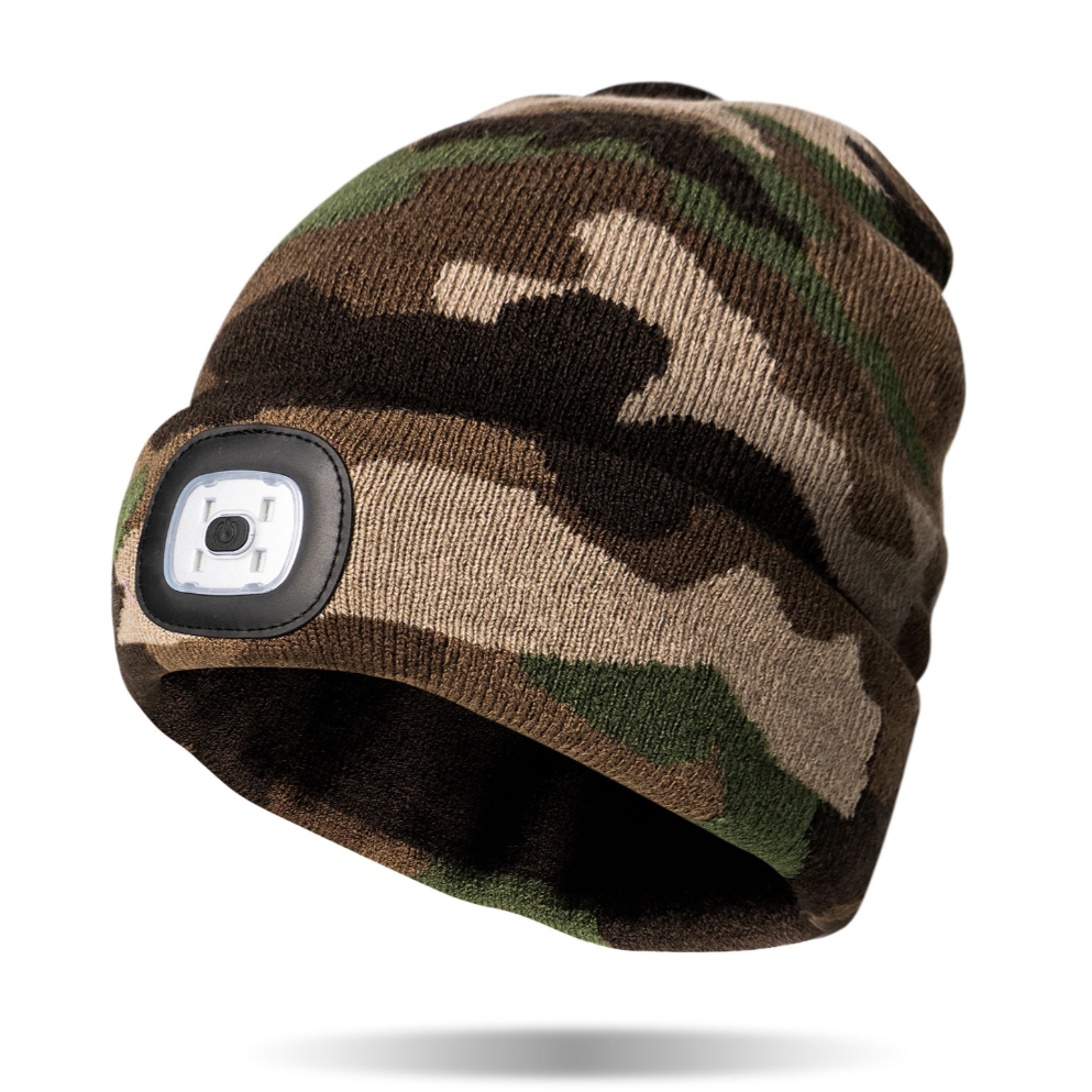 3M Thinsulate Woodland Camo Beanie Hat - One Size, Ultra Warm For Hunting & Outdoors
